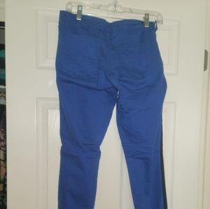 Skinny Blue Fashion Pants